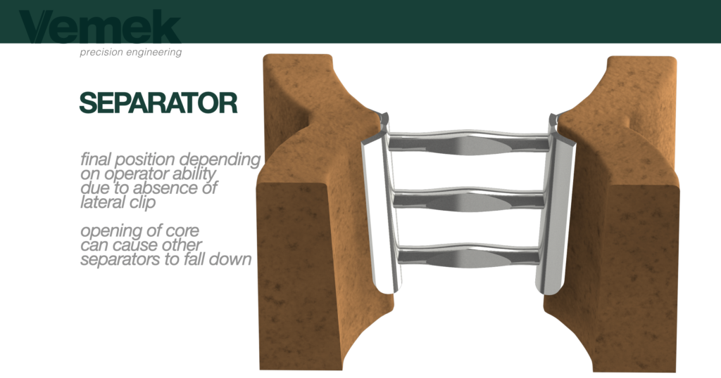 Distanziali realizzati su misura da Vemek